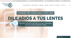 Desktop Screenshot of institutodelavision.cl